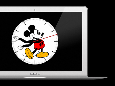 Mickey clock qtz quartz composer screensaver