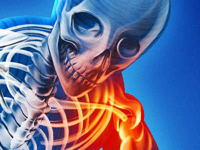 Skeleton 1 blue cold joints medical orange products skeleton spooky warm
