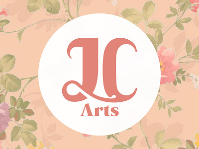 JC Arts arts crafts identity logo rose vintage