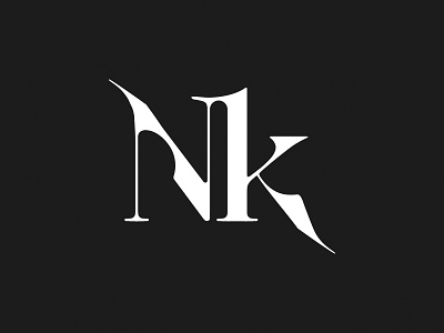 NK fashion logo photography typography