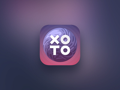 X O game icon design game icon ios o planet space tic tac toe x