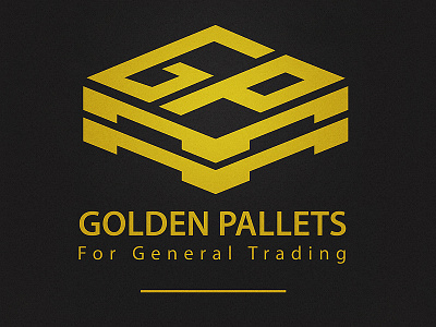 GP - Logo golden logo pallets