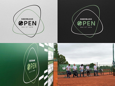 Sberbank Open logo design brand identity branding event graphic design logo logo design logotype
