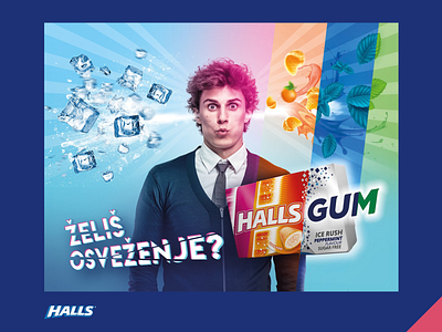 Halls gum campaign