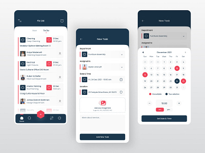 Service app app application cleaning design home home service minimal modern office service service ui ux