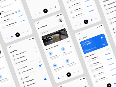 Delivery App app application delivery design minimal modern pack delivery package package delivery ui ux