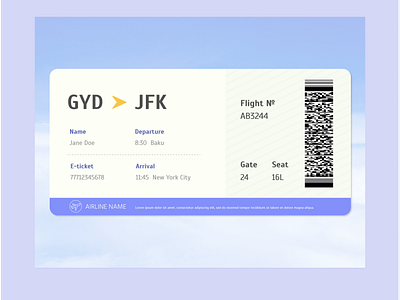 #024 Boarding pass