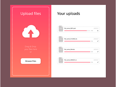 #031 File upload dailyui dailyui 031 dailyuichallenge file upload