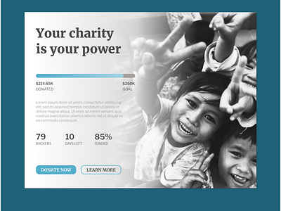 #032 Crowdfunding campaign crowdfunding campaign dailyui dailyui 032 dailyuichallenge