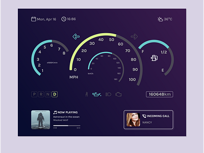 #034 Car interface car interface dailyui dailyui 034 dailyuichallenge