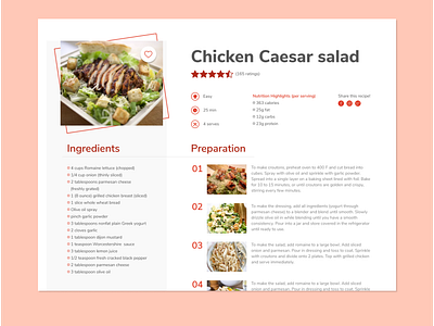 #040 Recipe dailyui dailyui 040 dailyuichallenge recipe