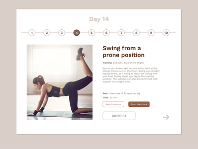 #062 Workout of the day dailyui dailyui 062 dailyuichallenge