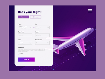 #068 Flight search dailyui dailyui 068 dailyuichallenge flight search