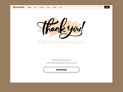 #077 Thank You dailyui dailyui 077 dailyuichallenge thank you