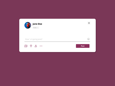 #081 Status update dailyui dailyui 081 dailyuichallenge status update