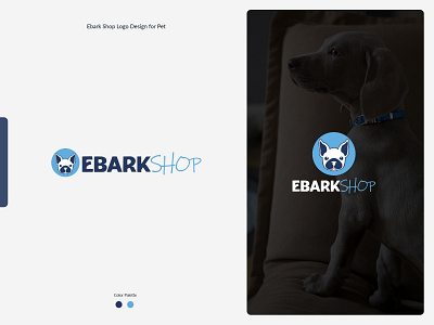 Ebark Shop Logo creative logo logo logo design logo designs logo identity logos minimalist logo pet pet logo