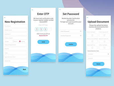 Signup flow with KYC (know your customer) adobexd app background branding color daily ui design design challenge design thinking dribble figma design illustration it company logo signup flow thypography ui uidesigner userinterfacedesign ux