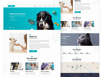 Pet Care (Vet) Landing Page