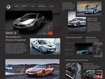 car black bmw car uiux web design web ui webdesign