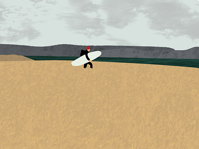 Aleutian Islands Wilderness design illustration illustrator minimal surfing vector