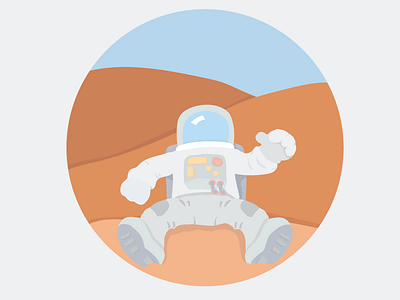 Spaceman design illustration illustrator minimal spaceman vector