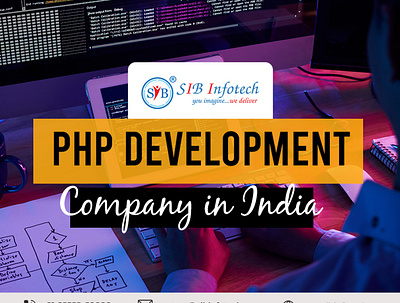 Best PHP Web Development Company In India animation branding graphic design logo