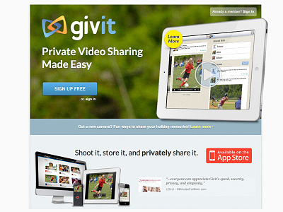 Givit htmlcss visual design