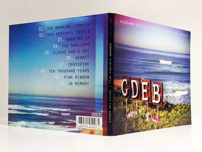 GDEB - Topics For Gossip album design cd design photography visual design