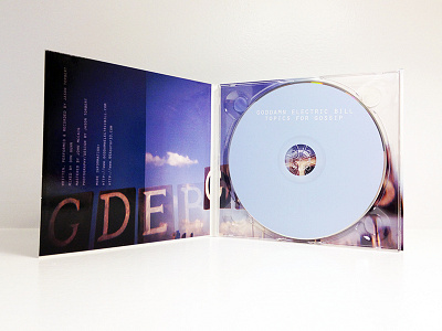 GDEB - Topics For Gossip (Inside) album design cd design photography visual design