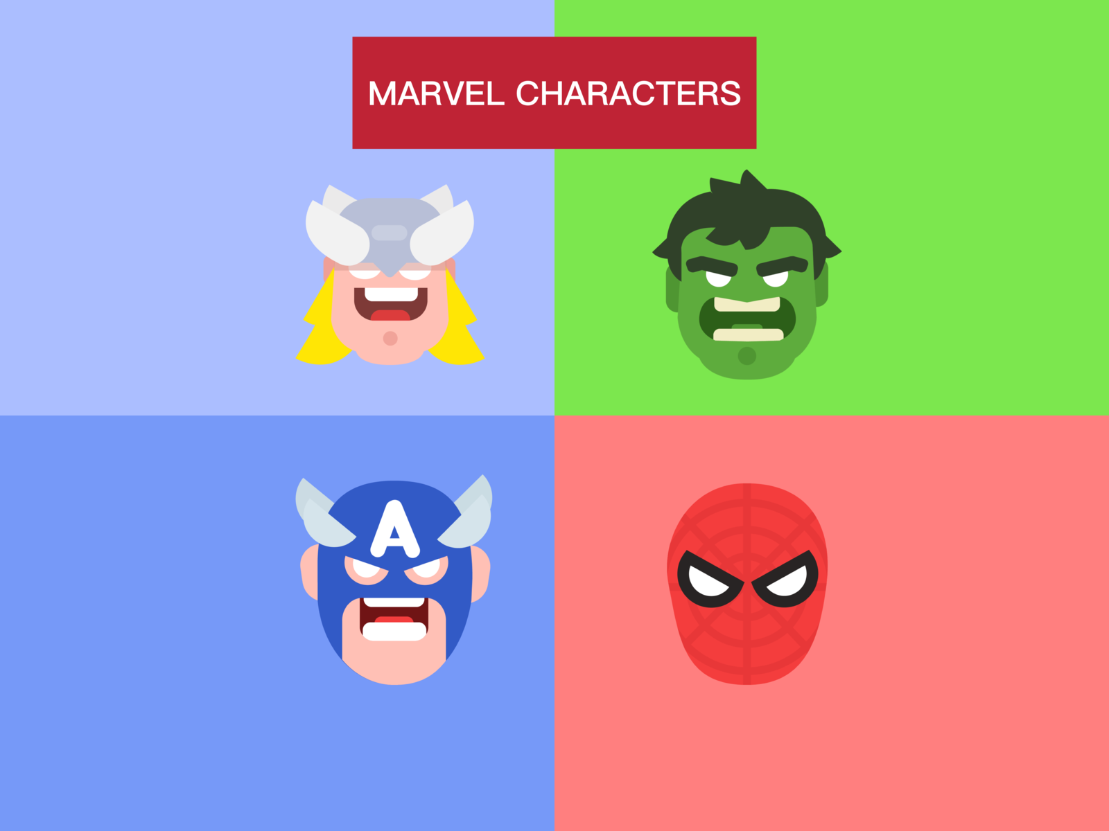 MARVEL CHARACTERS by wede_LG on Dribbble