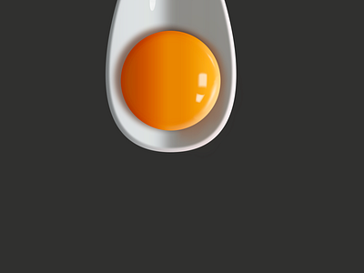 轻拟物-鸡蛋 art design icon illustration illustrator ui