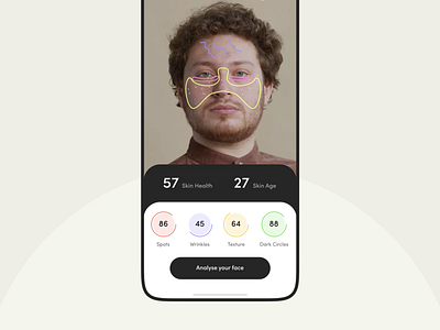 DIOR AR (Makeup) - Skincare flow Experience. analytics animation ar ar app ar treatment augmented reality behance case study design makeup ar musemind products report skin ar ui ux virtual reality vr