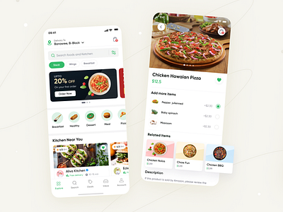 Home Screen Interaction - Food Delivery App animation delivery app design food app food app ui food application food apps food delivery food delivery app food delivery application food delivery service food delivey app food ordering app illustration restaurant app saas userexperience userinterface ux ux case study