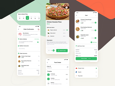Checkout experience - Food Delivery App analytics animation app app checkout app design case study checkout checkout design checkout experience deliver app delivery fastfood food delivery food delivery app food delivery application food oder illustration mobile app userinterface ux