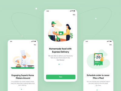 Onboarding Experience - Food Delivery App app landing page app onboarding dashboard delivery delivery app design food and drink food app ui food apps food delivery food delivery app food delivery service food order food ordering app landing onboarding onboarding experience userexperience userinterface ux