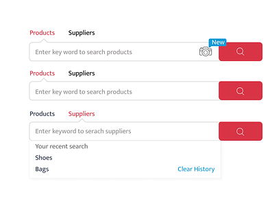 Search Bar Design for B2B Ecommerce