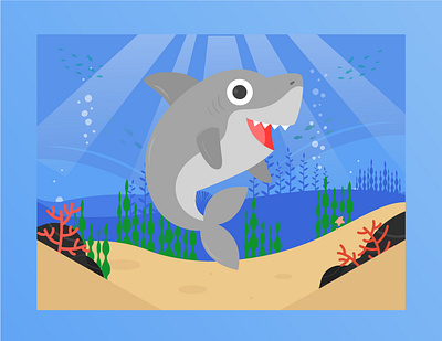 Ocean Illustration - Ocean vector illustration