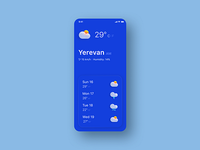 Weather App Design