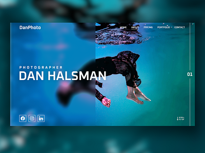 Website Photographer creative photographer ui uiux website