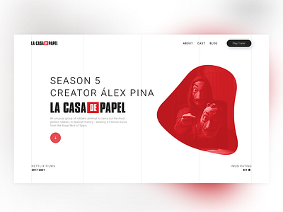 La casa de papel ui/ux