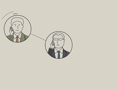 Wells Fargo Video Illustration tallking characters people wells fargo video animation illustration