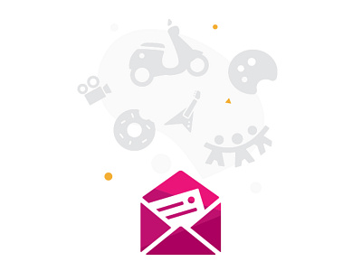 Email Newsletter Icon illustration newsletter vector