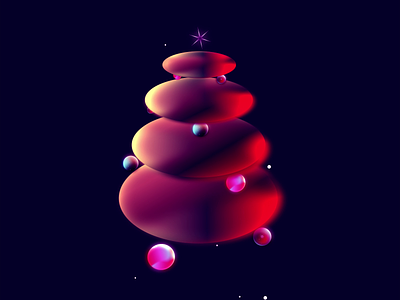 ✨Happy holidays everyone✨ 2022 amam animation christmas happy holiday holidays illustration motion graphics new year snow tree