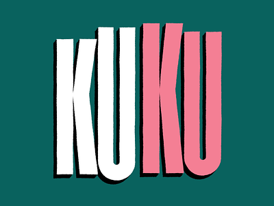 KUKU amam animation font illustration kinetic kuku motion design motion graphics motiontype omg typeface typography