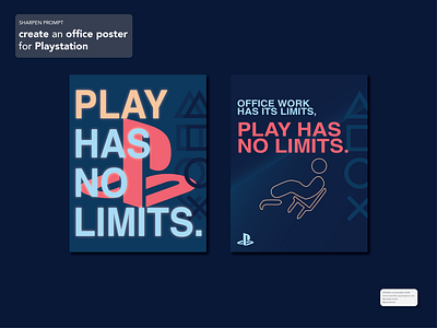 PLAYSTATION OFFICE POSTER