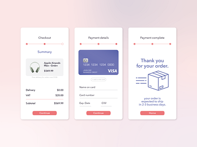 DailyUI002: Credit card checkout apple branding checkout design flat graphic design illustration iphone logo page phone typography ui vector website