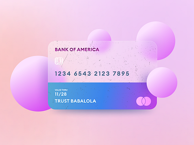 Scratched Credit Card card credit card design feeling scratched