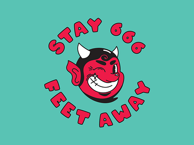 Stay 666 Feet Away illustration