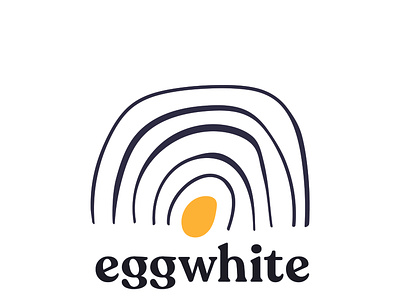 Eggwhite Hospitality eggs logo mark restaurant