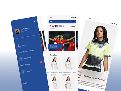 Jersey Shop UI Kit